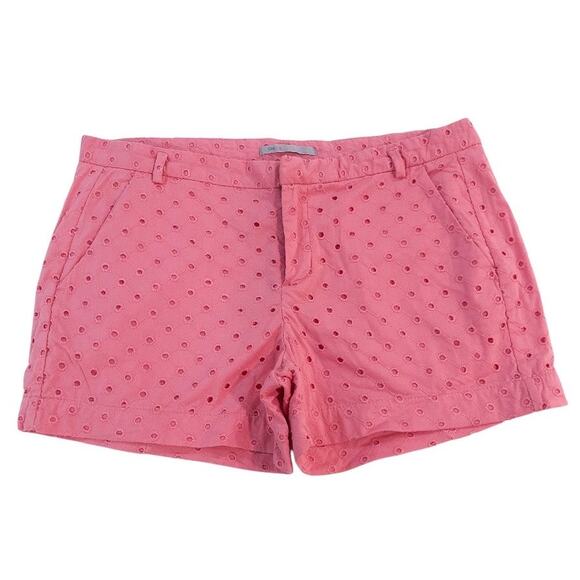 Gap City Shorts in Coral Eyelet - Picture 1 of 11